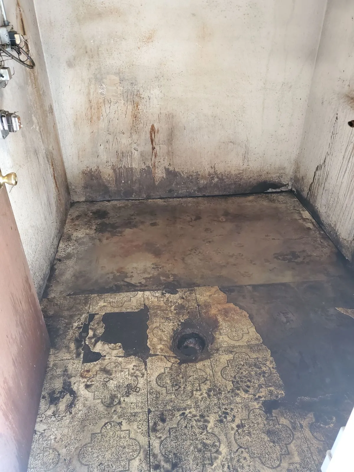 After: Cast iron sectional, apartment building